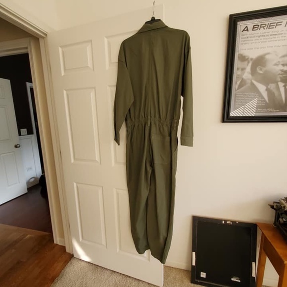 Army Green Jumpsuit. - Picture 2 of 2